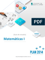 Matematicas I 22B