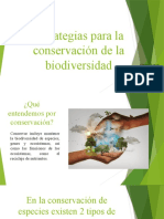 Estrategias para La Conservación de La Biodiversidad