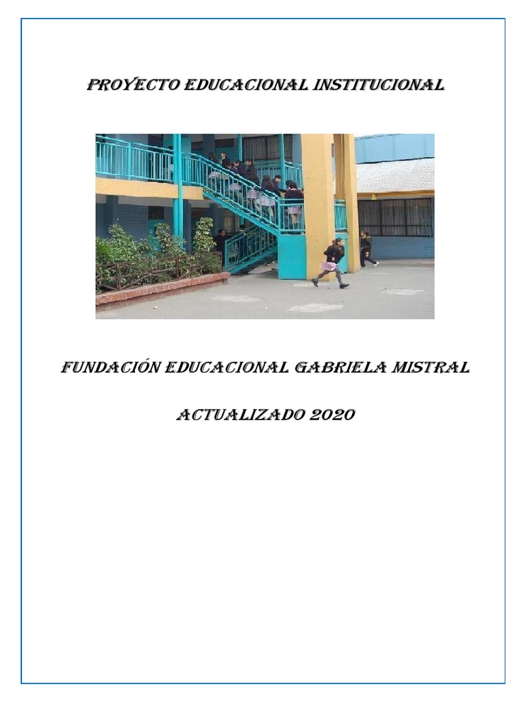Proyecto Educativo 12122 | PDF | Maestros | Plan de estudios