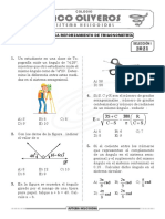 Trigonometría práctica reforzamiento ángulos medidas