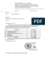 Surat Pemberitahuan Putra Rincian Biaya Masuk