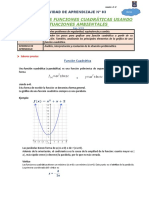 ACTIVIDAD 03-4º-5º (Función Cuadrática)