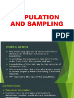 Population and Sampling PPTS