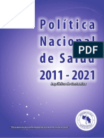 DPEEAS Politica Nacional Salud 2011-2021