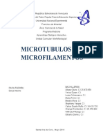 Tema 10. Microtubulos y Microfilamentos