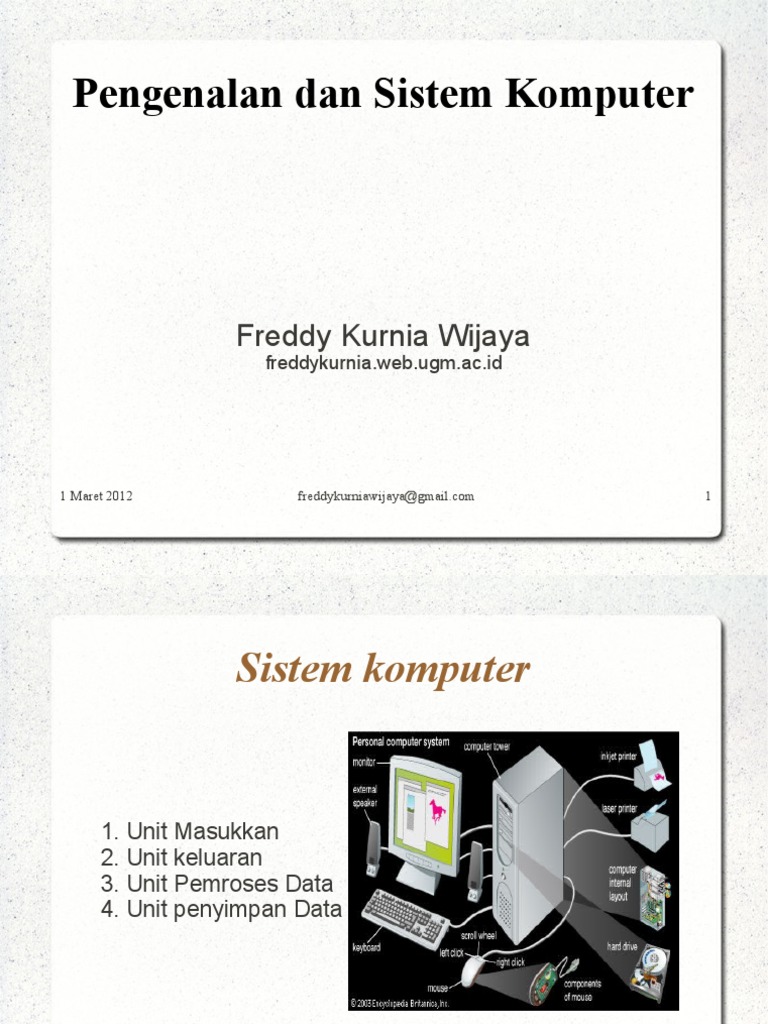 Introduction Computer System | PDF image.