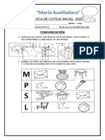 Lista de Cotejo Inicial 2020