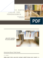 Jenis-Jenis Karya Ilmiah Dan Penerapannya: 200205602022 - Arsiathy Duri