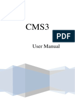 User Manual - CMS3 Software PDF