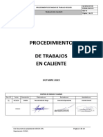 12.2 Procedimiento de Trabajos en Caliente