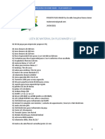 Lista de Material Da Plus Maker V 1