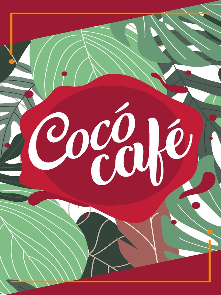 Coco Café Menú PDF Pizza Alimentos