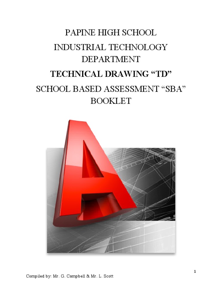 Papine High SBA Booklet PDF Screw Technical Drawing