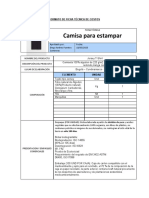Formato Ficha Tecnica Costos PDF