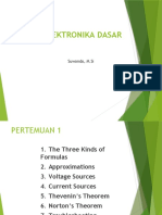 Elektronika Dasar - Pertemuan1 Dan 2