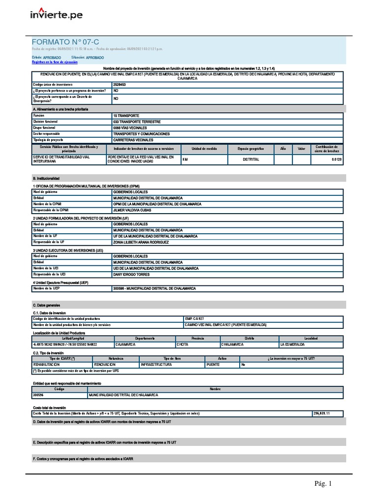 Formato 7 C | PDF