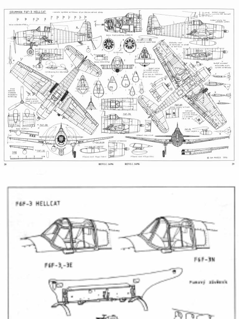 Magazine Modèle N°594 Avec Plan Encarté - Grumman F6F Hellcat Et Rafale NPM, Occasion