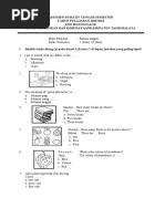 Soal STS 2 Bahasa Inggris Kelas 1