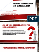 Materi Pembekalan PKD Pak Ketua Panwaslucam Kelapa