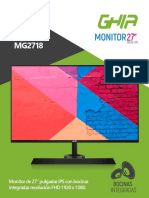Monitor 27 FHD IPS con bocinas integradas