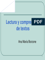 Comprensión de Textos ANA BORZONE MATERIAL PARA SEMINARIO PDF