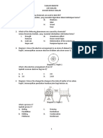 Ujian 1 F4 Kimia 2022