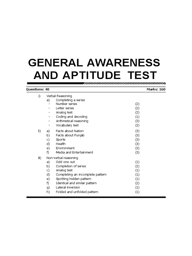 Afpsat Reviewer General Aptitude Battery Test PDF PDF