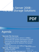 Windows Server 2008 File and Storage Solutions