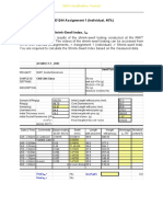 RMIT CIVE1244 Assignment 1 calculations