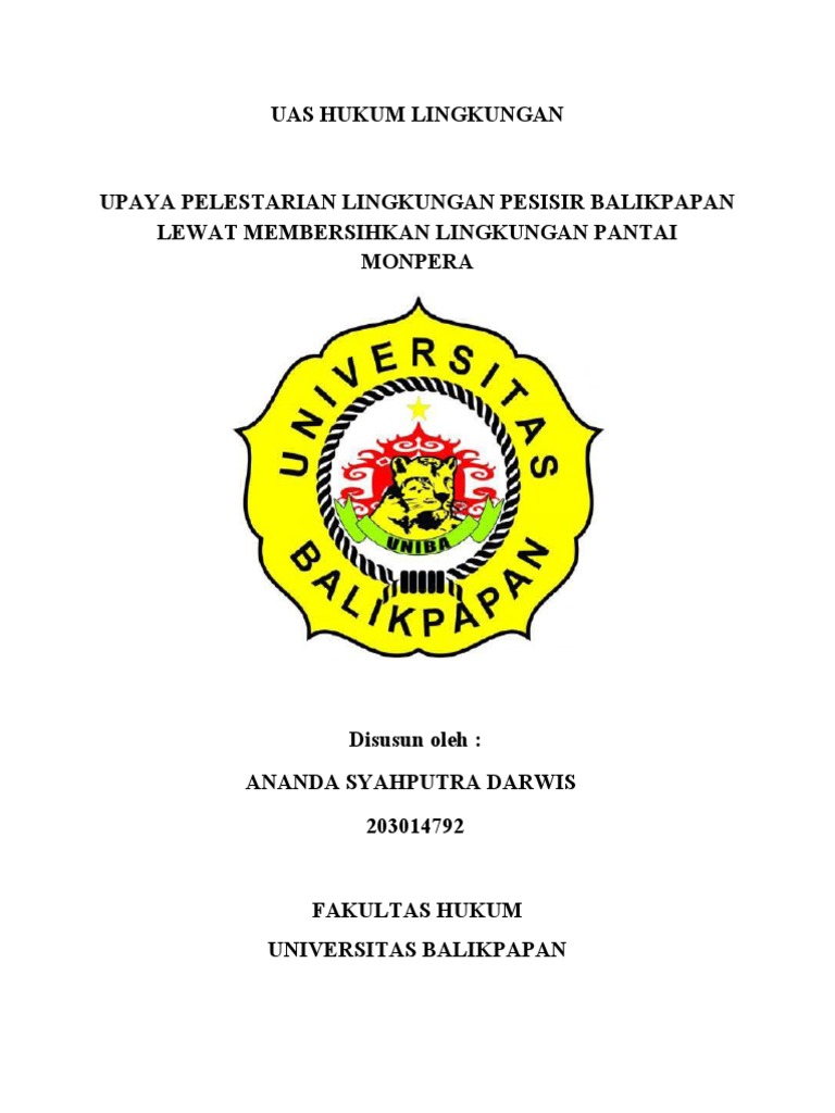 Tanya Jawab Hukum Lingkungan PDF Sains Matematika Teknologi
