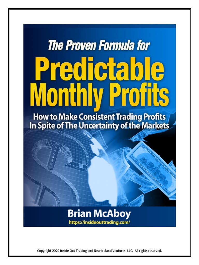 Predictable Monthly Profits | PDF | Disciplines | Experience