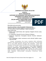 Pidato LKPJ Gubernur Sulsel 2022