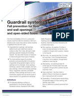 Gaurdrail Systems For Fall Prevention