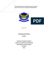 SISTEM PENGISIAN BATERAI MENGGUNAKAN GENERATOR MIKROHIDRO