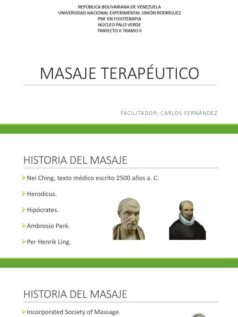 Curso De Masaje Terapeutico En Pr
