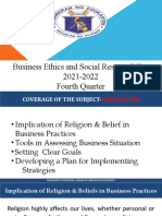 Religion's Role in Business Ethics and Social Responsibility