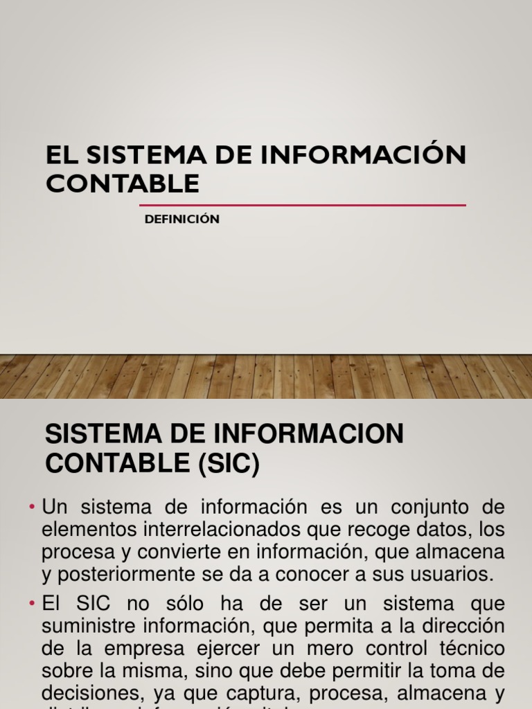 El Sistema de Información Contable PDF | PDF | Contabilidad | Sistema ...
