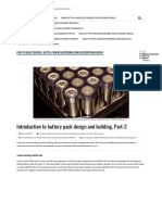 Introduction To Battery Pack Design and Building, Part-2 PDF