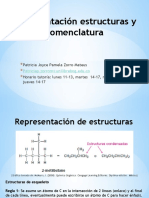 Representación Estructuras y Nomenclatura