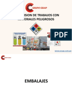 Supervisión de trabajos con materiales peligrosos: Embalajes y transporte