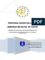 Proposal Kegiatan Lomba Semarak Milad Ke-49 Tahun: "Membentuk Generasi Anak Sholeh Berprestasi"