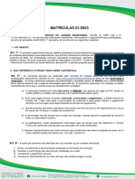 Edital Atividades AAJM 01 2023 Novas Matriculas PDF