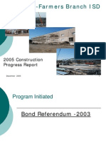 2005 Construction Progress Report