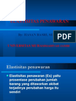 Elastisitas Penawaran