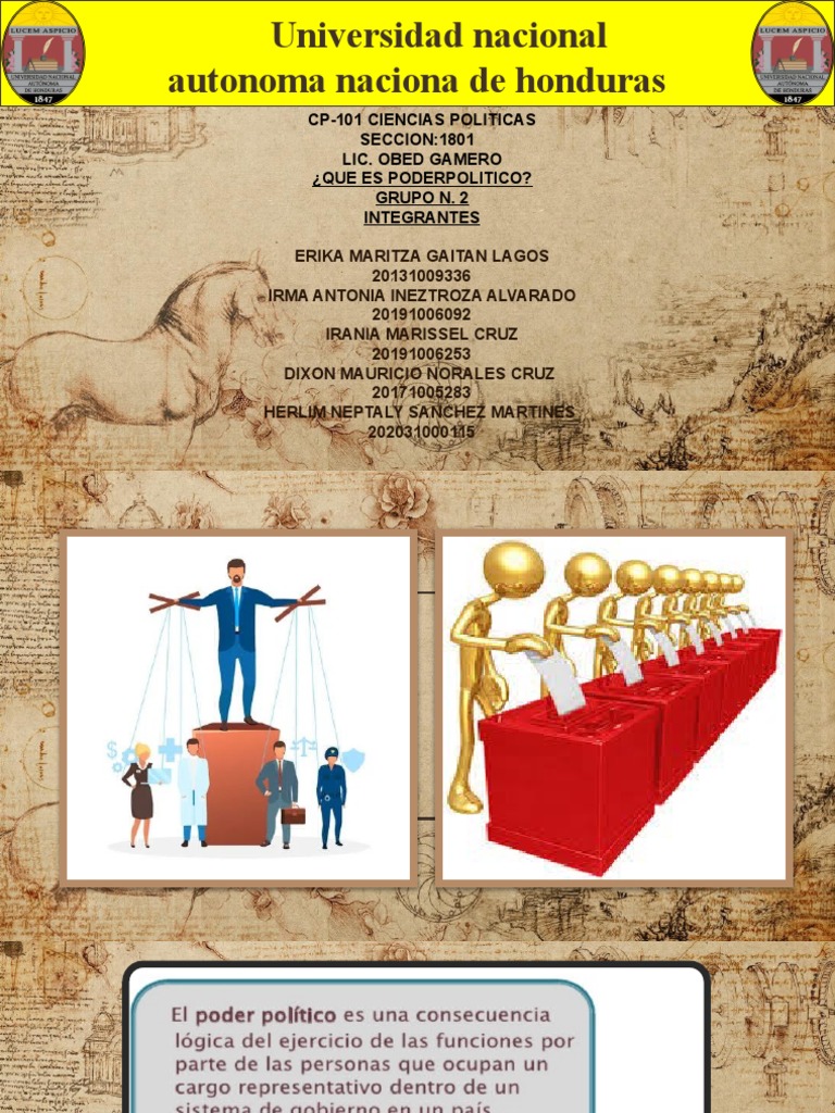 Poder Politico Grupo N 2 | PDF | Legitimidad (política) | El príncipe
