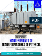 Brochure Mantenimiento de Transformadores de Potencia - Aila PDF