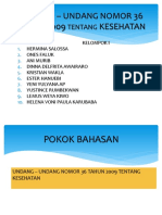 Undang - Undang Nomor 36 Tahun 2009 Tentang PDF