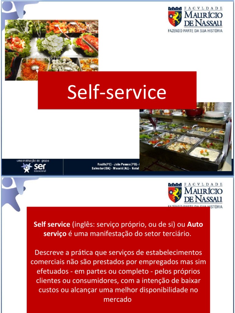 Self-Service 11 | PDF | Alimentos | Setor terciário da economia