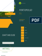 Research Proposal Business Presentation in Dark Green Orange Geometric Style