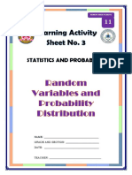 LAS #3 (Statistics and Probability) PDF